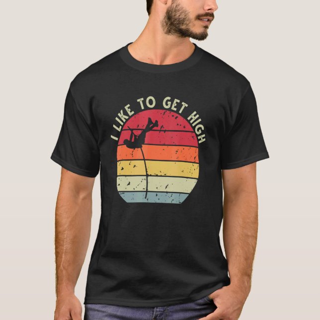 Camiseta Retro Sunset Pole Vault 10 (Anverso)