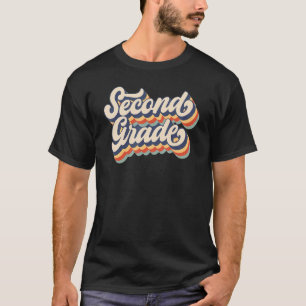 Camiseta Retro Sunset, profesor de segundo grado y estudian