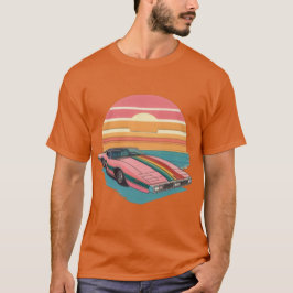Camiseta Retro Sunset Racer