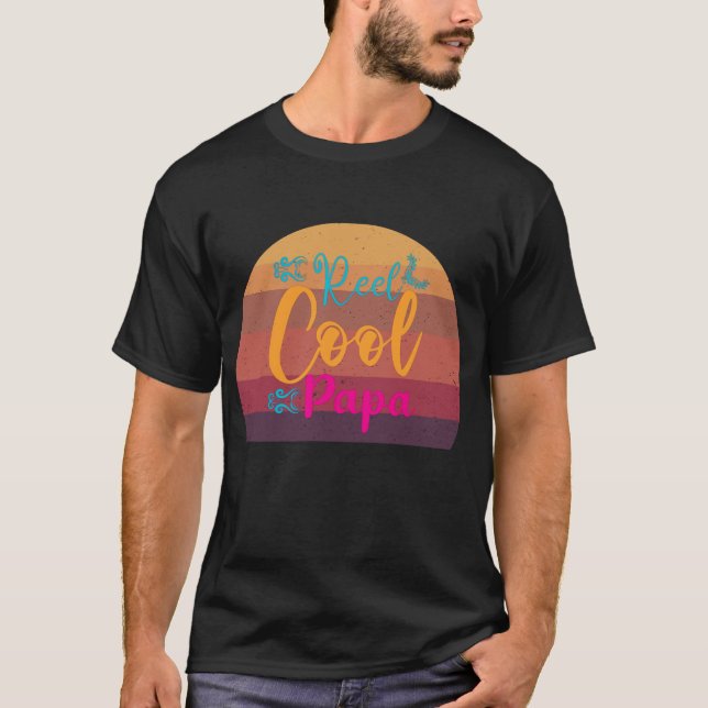 Camiseta Retro Sunset Real Guay Papa (Anverso)