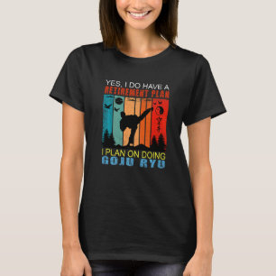 Camiseta Retro Sunset Slogan Retirement I Planea Hacer Goj