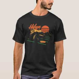 Camiseta Retro Sunset Toyota Hilux 1985