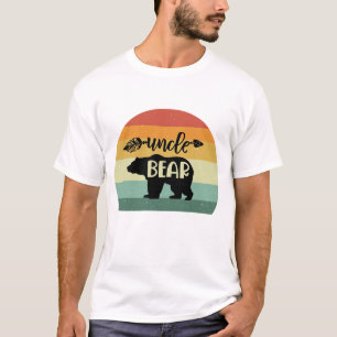 Camiseta Retro Sunset Uncle Bear