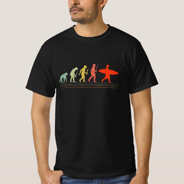 Camiseta Retro surf evolution Surfboard and Summer Gifts (Anverso)