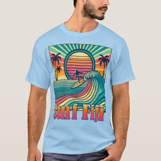Camiseta Retro Surf Fiji T-Shirt