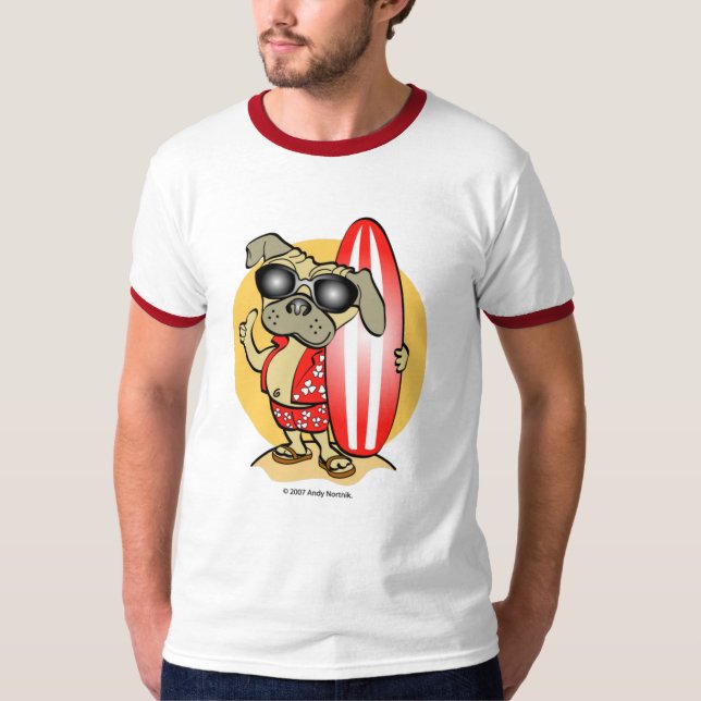 Camiseta Retro Surfin Tees (Anverso)