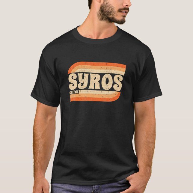 Camiseta Retro Syros Grecia (Anverso)