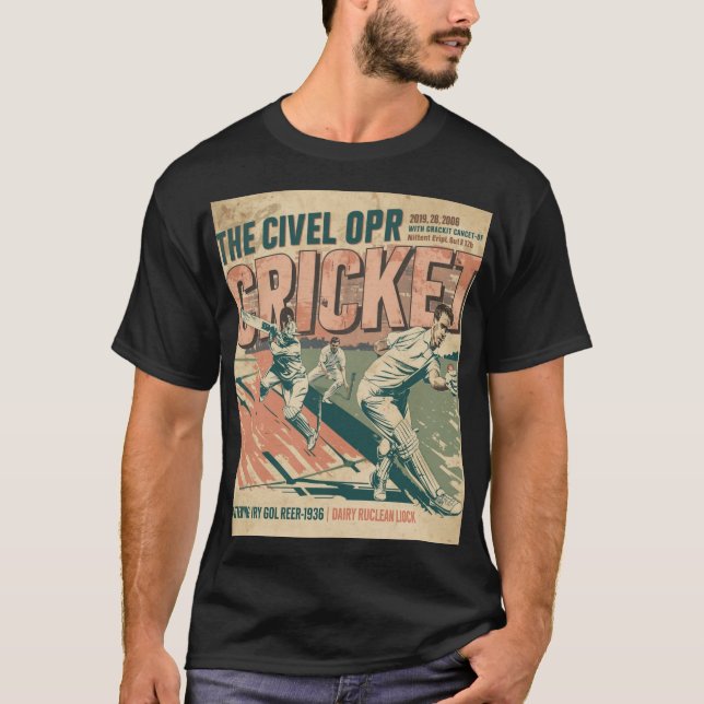 Camiseta Retro T20 Cricket Fever (Anverso)