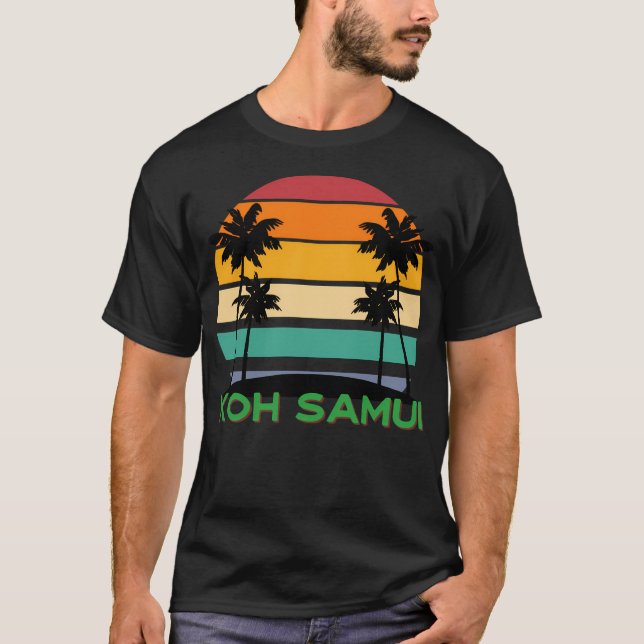 Camiseta Retro tailandés Koh Samui (Anverso)