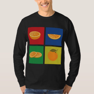 Camiseta Retro Tangerine Set Love Mandarin Naranja Citrus