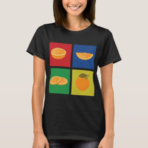 Camiseta Retro Tangerine Set Love Mandarin Naranja Citrus