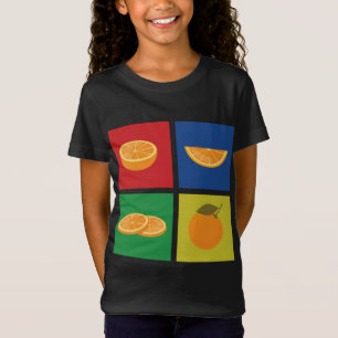 Camiseta Retro Tangerine Set Love Mandarin Naranja Citrus