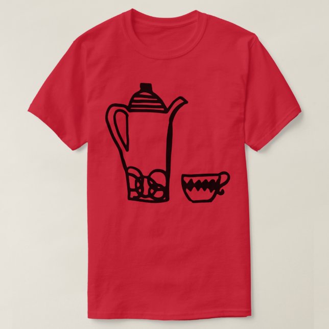 Camiseta Retro Tea Kettle (Diseño del anverso)