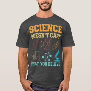 Camiseta Retro Teacher - Science Doesn't Care What You Beli