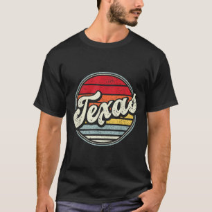 Camiseta Retro Texas Home State Guay 70s Style Sunset Men W