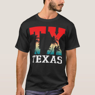 Camiseta Retro Texas Palm Tree Souvenirs