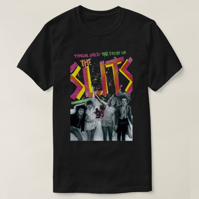 Camiseta Retro The Slits Band Rock Gift For Fans (Diseño del anverso)