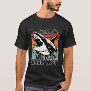 Camiseta Retro Tiburón Biólogo del Océano Animal Lover Shar