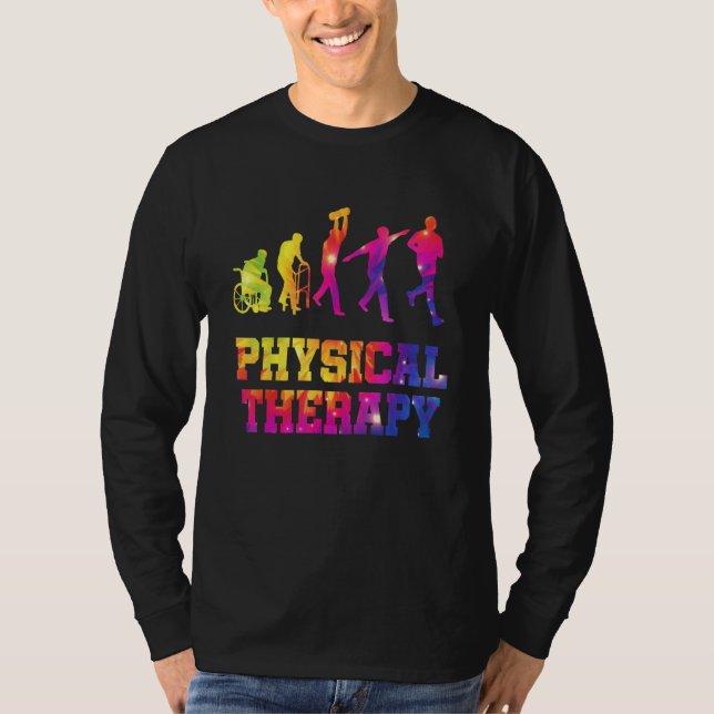 Camiseta Retro Tie Dye Physical Therapy Evolution  PT Thera (Anverso)