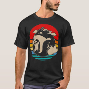 Camiseta Retro Tierra Montañas Montañas Astrónomos Ciencia 
