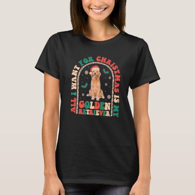 Camiseta Retro Todo lo que quiero para los Navidades es mi  (Anverso)