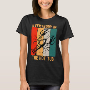 Camiseta Retro Todos En La Tina De Langostinos Comiendo Gra