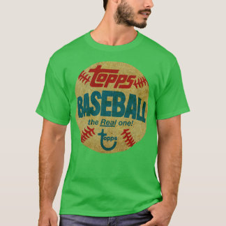 Camiseta Retro Topa béisbol el verdadero tope de Crewneck S