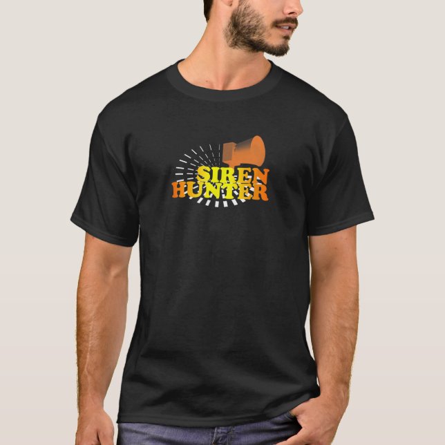 Camiseta Retro Tornado Siren Hunter (Anverso)