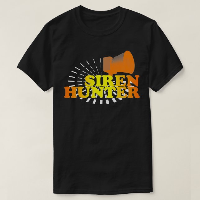 Camiseta Retro Tornado Siren Hunter (Diseño del anverso)