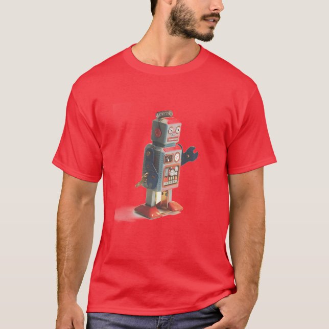 Camiseta Retro Toy Robot (Anverso)