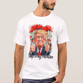 Camiseta Retro Trump es mi día de San Valentín de San Valen