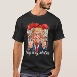 Camiseta Retro Trump es mi día de San Valentín de San Valen