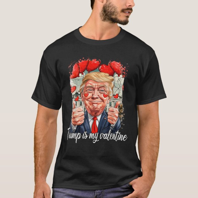 Camiseta Retro Trump es mi día de San Valentín de San Valen (Anverso)