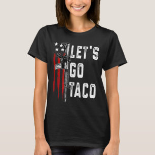 Camiseta Retro Trump siempre se muerde la boca Vamos Taco F