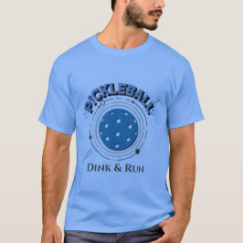 Camiseta Retro tu mensaje Dink & Run Pickleball