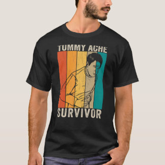 Camiseta Retro Tummy Ache Survivor Dice