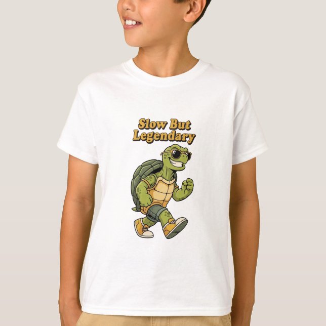 Camiseta Retro Turtle Legendary Pace Kids T-Shirt (Anverso)