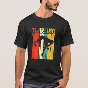 Camiseta Retro Twirlers Majorette Baton Twirling Dance