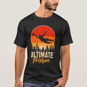 Camiseta Retro Ultimate Frisbee Player Hombres Mujeres Vint