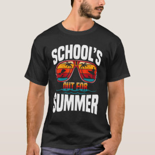 Camiseta Retro Último Día De Escuela Escuelas Cerradas Para