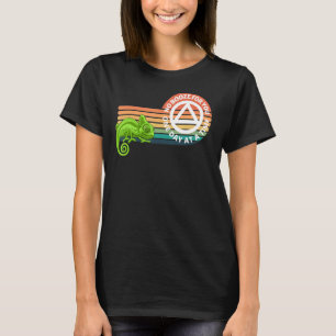 Camiseta Retro Un Día A La Vez Chameleon AA Vintage S