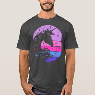 Camiseta Retro Unicornio Bling Fairytale Lover Unicorn Fant
