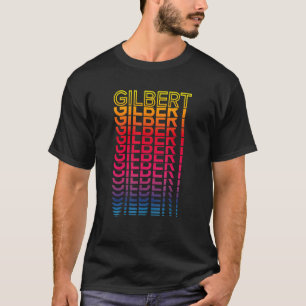 Camiseta Retro Usa Colorful City Nostalgic Gilbert