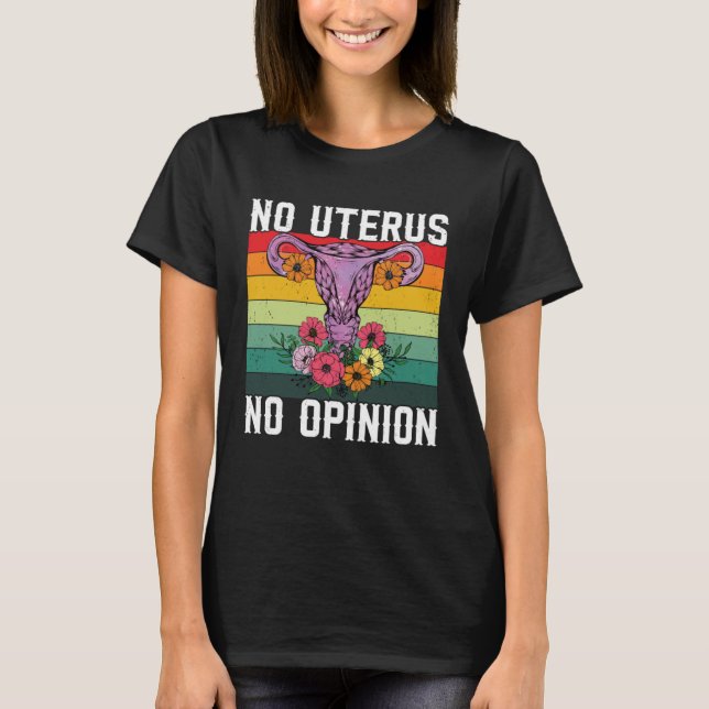 Camiseta Retro Uterus Support Hysterectomy Recovery Product (Anverso)