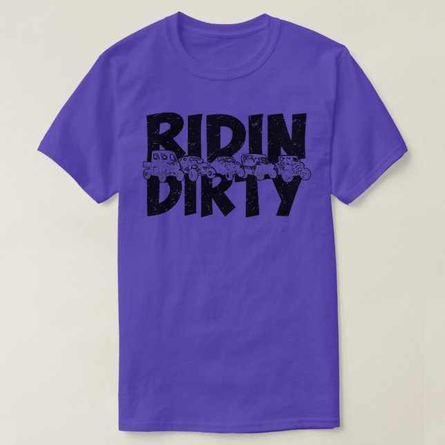 Camiseta Retro UTV SXS Rider Rider Sucio ATV Offroad Ridin (Diseño del anverso)