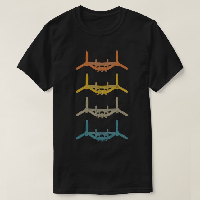 Camiseta Retro V22 Osprey Helicopter Schematic Vintage V22  (Diseño del anverso)