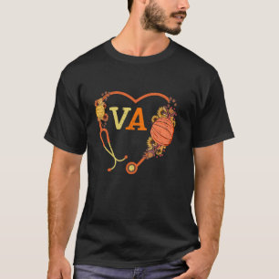Camiseta Retro VA Enfermera Estetoscopio Acción de Gracias