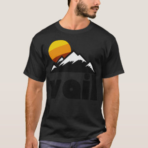 Camiseta Retro Vail Colorado Tourivenir diseño de viajes