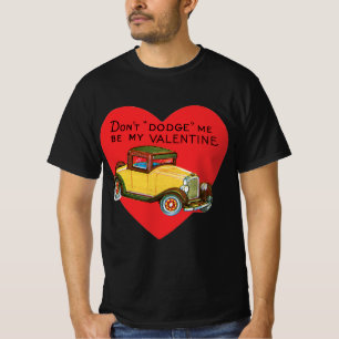 Camiseta Retro Valentine, No te Esquives, ¡Sé mi San Valent