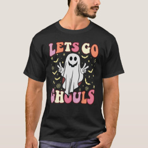 Camiseta Retro Vamos A Ghouls Niños Halloween Fiesta Trick